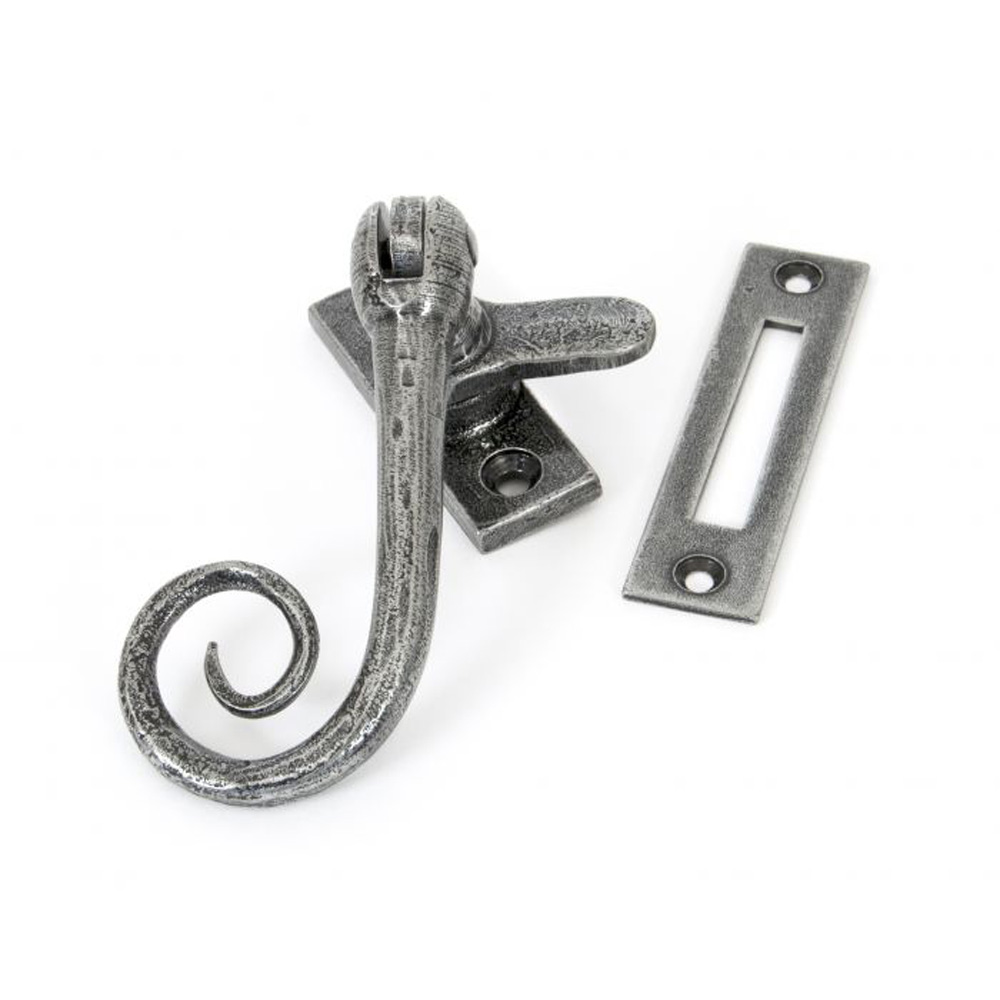 From the Anvil Monkey Tail Window Fastener - Pewter